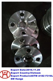 ASTM A 182 F 316 L SW Φλάντζα
