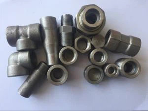 UNS N05500 2. 4375  Σφυρηλατημένη συγκόλληση υποδοχών SW Σπείρωμα εξαρτήματα σωληνώσεων