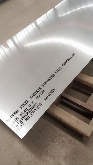 Χάλυβας διπλής επιφάνειας θερμής έλασης Νο. 1 SAF2507 W.Nr.1.4410 NAS 74N S32750 Φύλλο πλάκας λωρίδας λωρίδας στην Κίνα